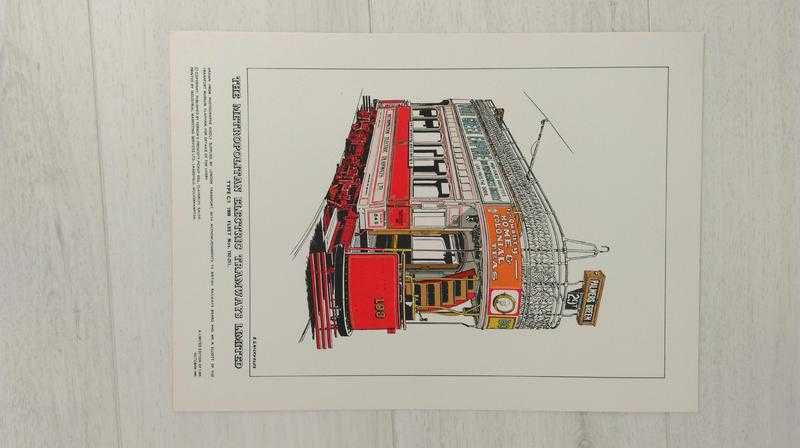 Limited edition transport, tramline, railway prints