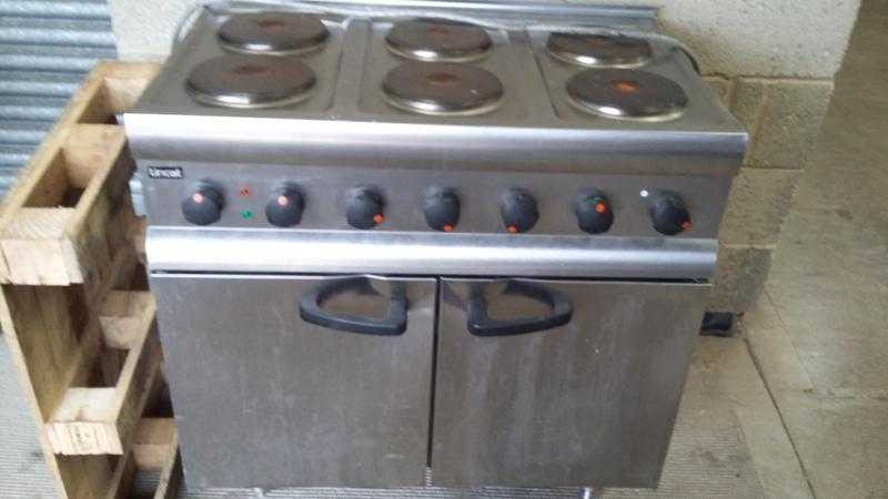 Lincat 6 hob cooker oven commercial cooker