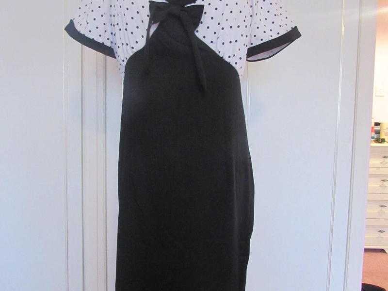 Lindy Bop 1950039s style BlackWhite dress Size 22 Excellent cond (Never worn)