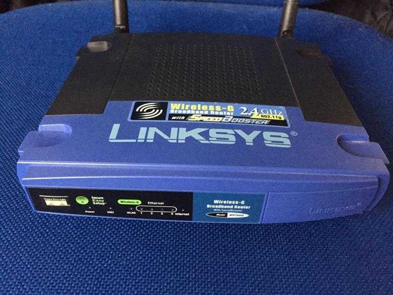 Linksys (Cisco) WRT54GS Wireless - G Router. 2.4GHz