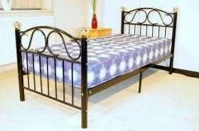 Lisa king metal bed