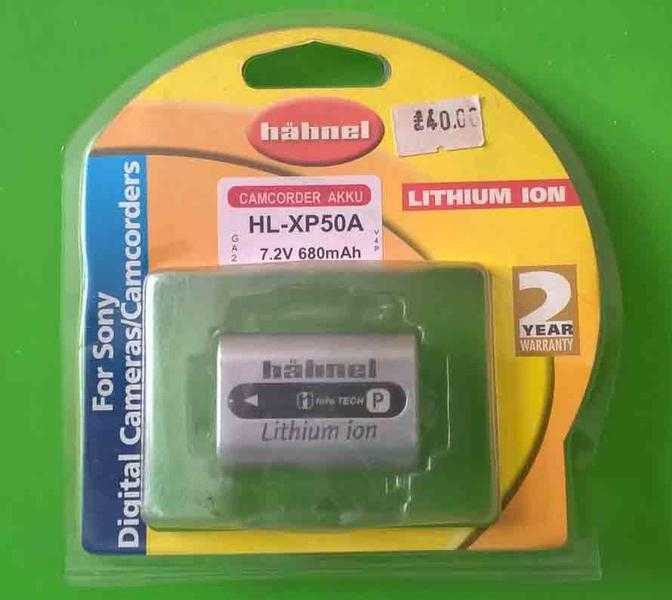 Lithium Ion Camera Battery. 7.2volt