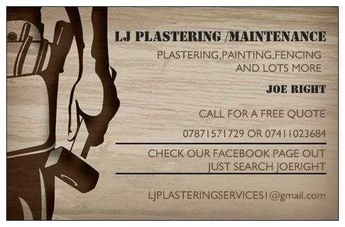 LJ PLASTERING AND MAINTENANCE