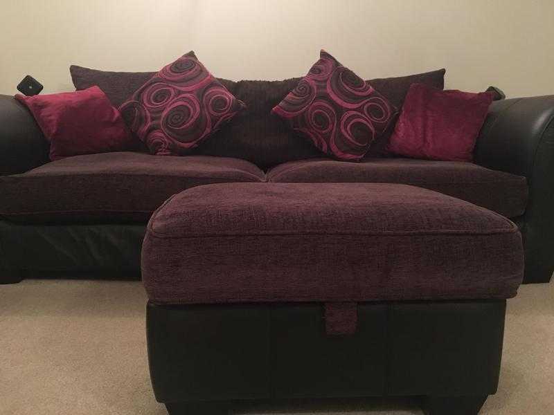 Local delivery available-4 seater, 2 seater, swivel chair and foot stool