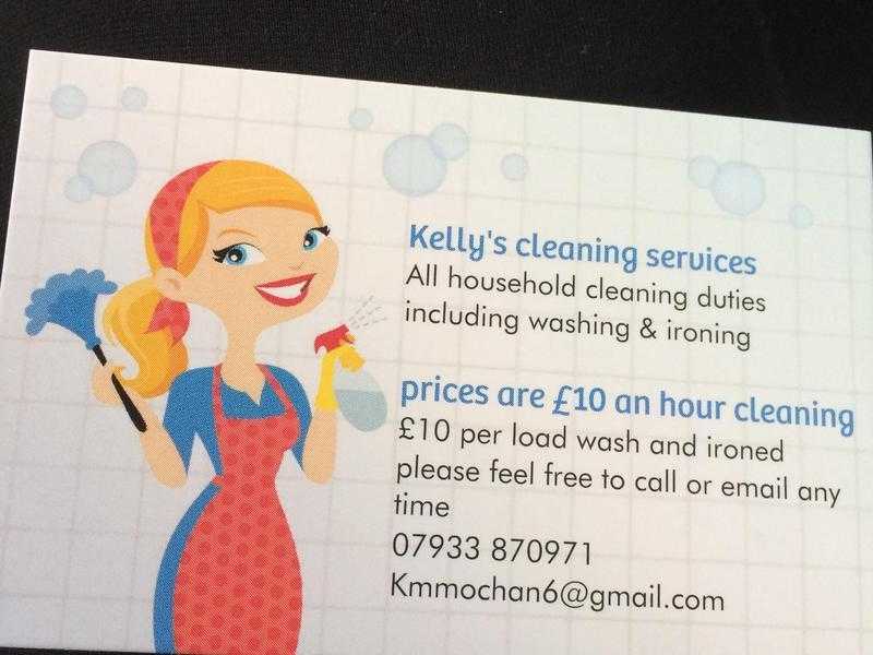 Local domestic cleaning lady