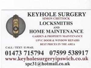 Lock repairs and replacement