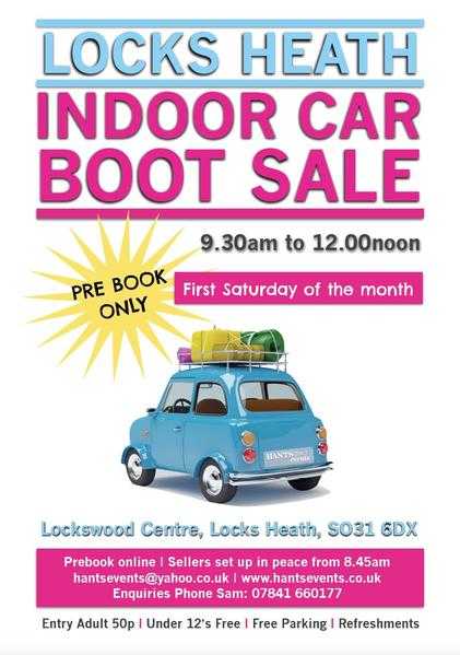 LOCKS HEATH INDOOR CARBOOT SALE