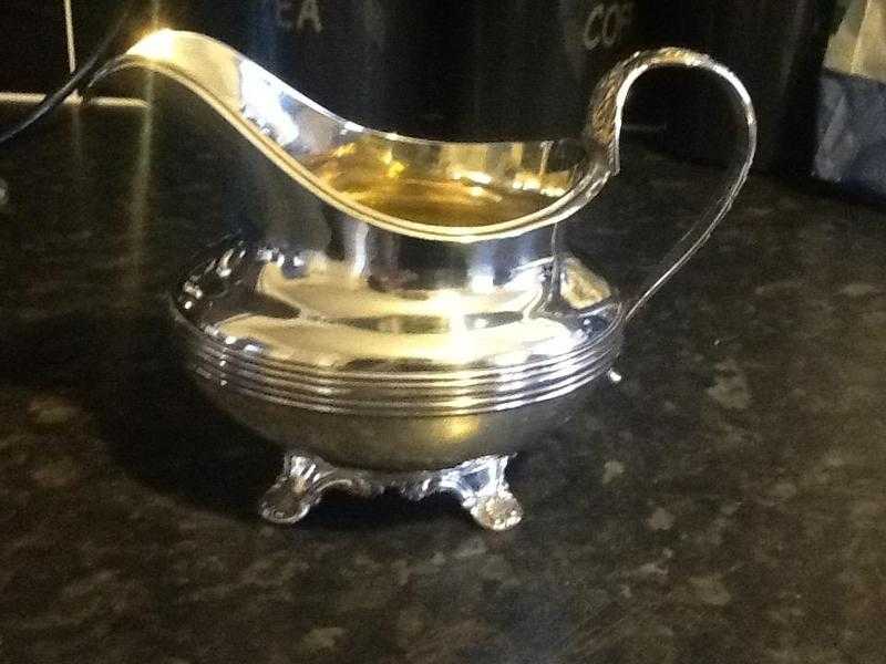 London 1832 Antique Silver Creamer  240 grams  made by Silver Smith  Adey Bellamy Savory