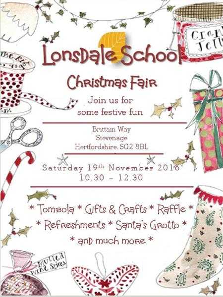 Lonsdale School Christmas Fair