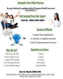 Lost your EHIC card  Contact us