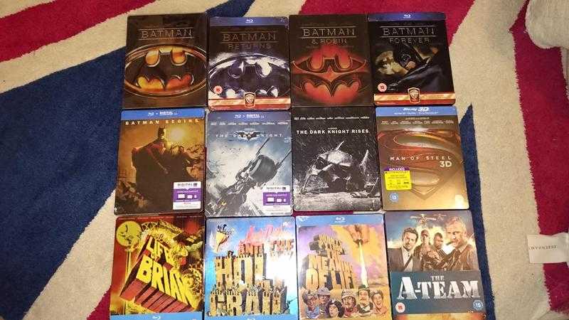 LOTS OF BLU-RAY STEELBOOK FILMS