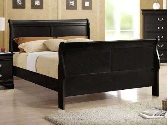 Louis Philippe Double Bed-Frame