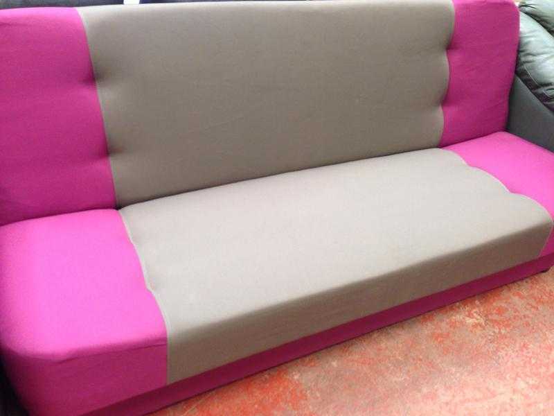 LOVELY FUTON BED IN PINKGREY FOR SALE DELIVERY AVAILABLE