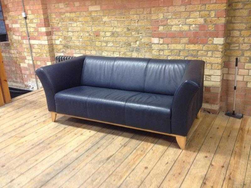 Lovely Leather-Style Sofa Available. Excellent Condition - 150