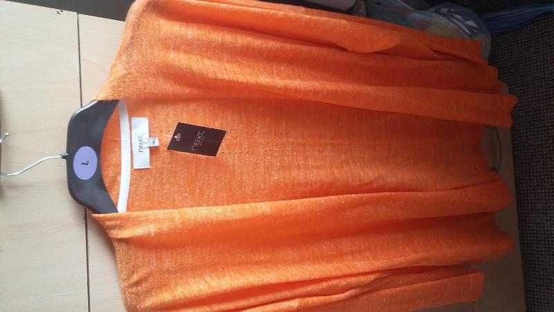 Lovely light weight orange cardy from next