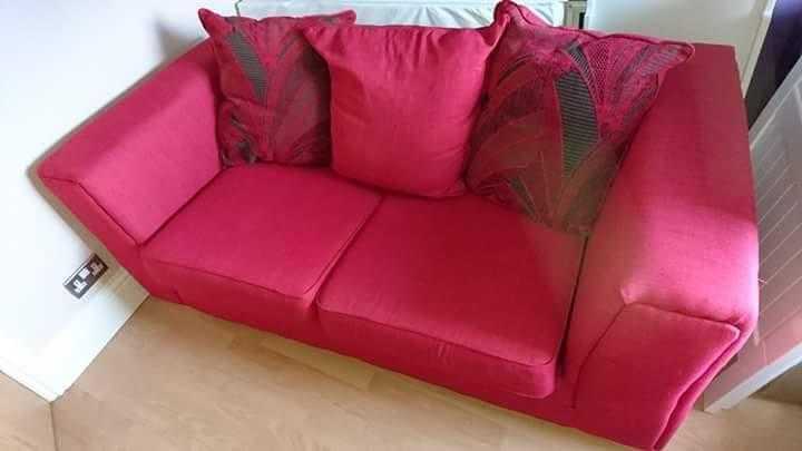 Lovely Red DFS Sofa Bed