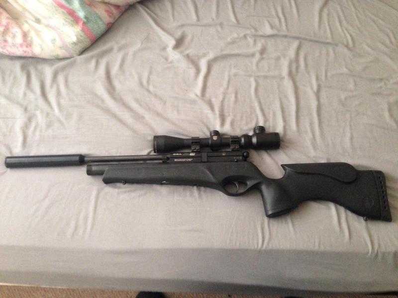 Lovely very powerful bsa air rifle with a in for red nikkostirling sight