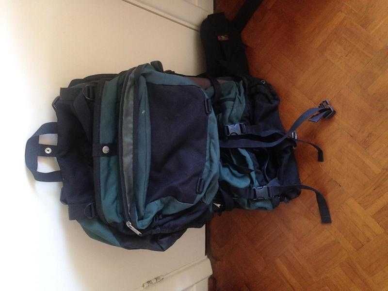 Lowe alpine haversack 65litre  15 litre.   Calls only