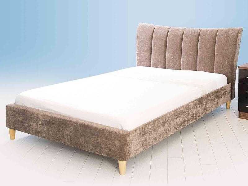 LUCIANA LUXURY CHENILLE KING BEDSTEAD