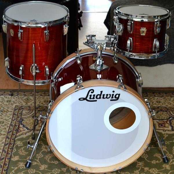 Ludwig Maple Classic Drum Kit drums almost vintage