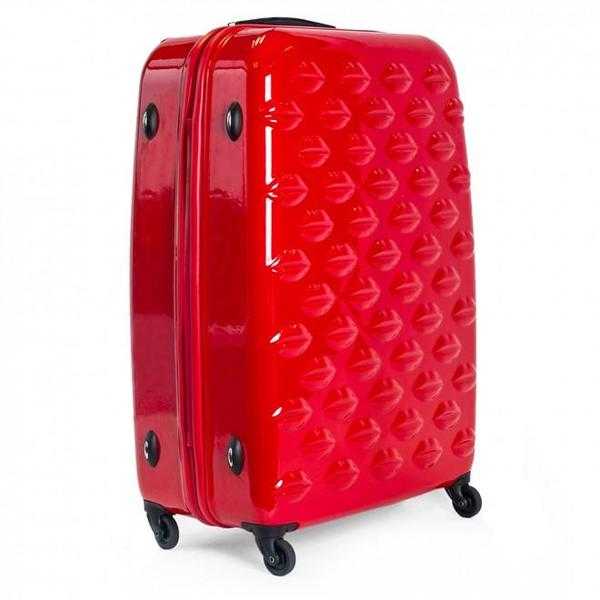 Lulu Guinness Large Red Suitcase