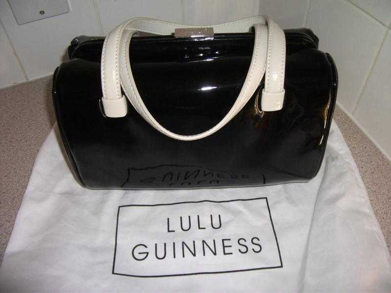 Lulu Guinness Two-Tone Patent Leather Bag