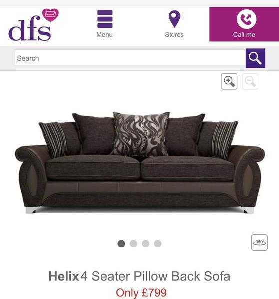 Luxurious Sofa from DFS.