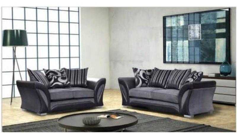 Luxury Shannon DFS style Fabric Floral 3amp2 Sofa Set