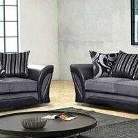 LUXURY SHANNON SOFA WITH ACCENTED SCATTER CUSHIONS