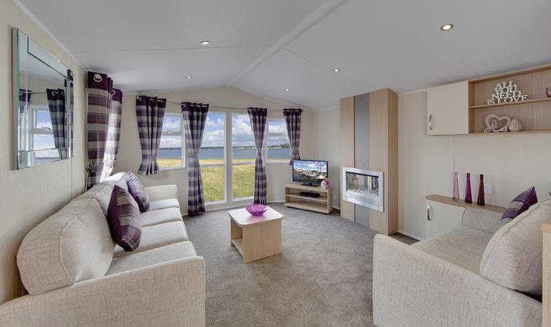 Luxury static caravan for sale on Coopers Beach Holiday Park, Essex