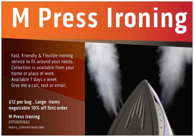 M Press Ironing Services