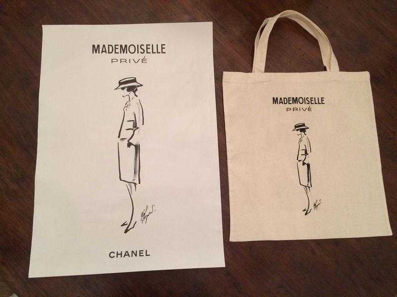 Mademoiselle Priv ChanelKarl Lagerfeld Exhibition Poster amp Tote Bag Saatchi