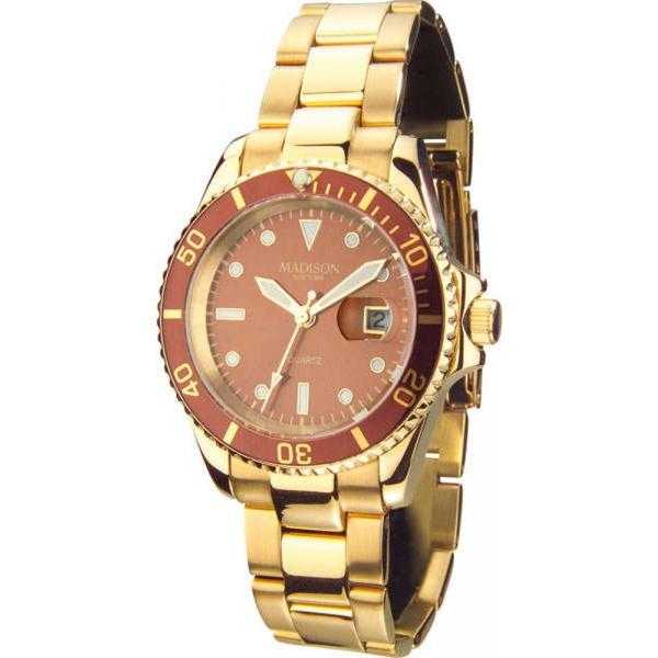 Madison - Men039s Gold Quartz