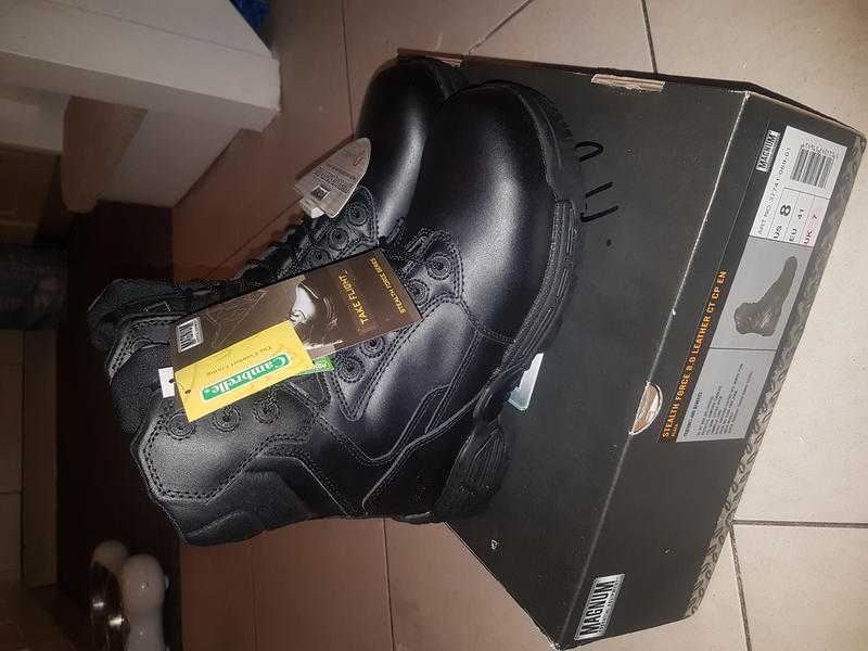 Magnum stealth force leather boots size uk 7