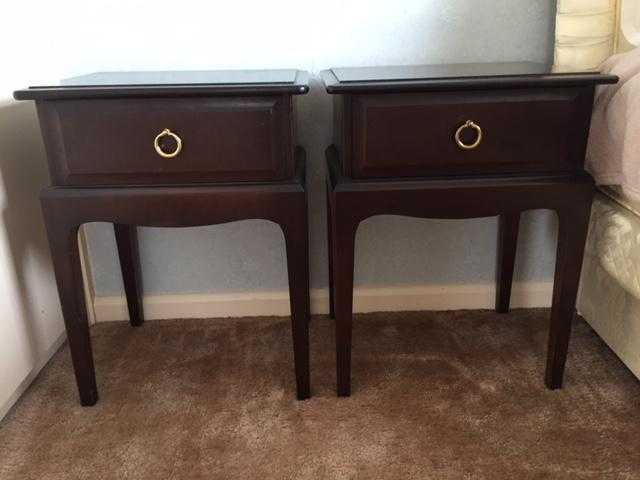 Mahogany Bedside Tables