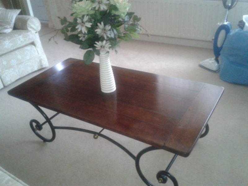 Mahogany coffee table