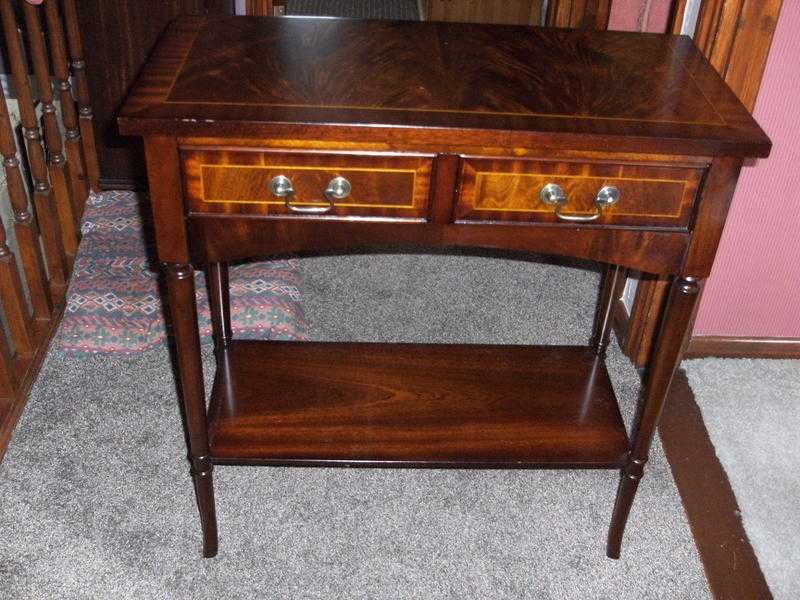 Mahogany Console Table