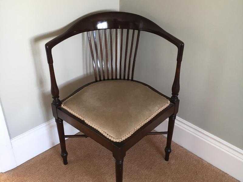 Mahogany corner chair
