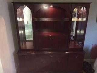 Mahogany Display Cabinet