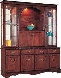 Mahogany display unit