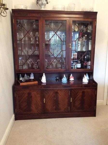 Mahogany Drinks and display unit