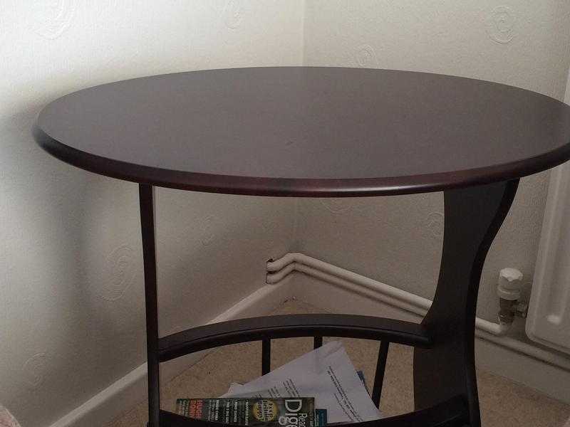 Mahogany lamp table