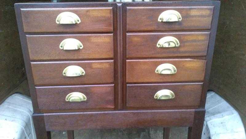 Mahogany office set of Draws