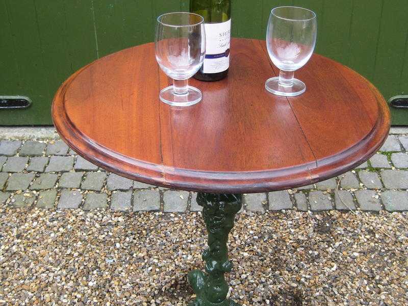 MAHOGANY TOP  TABLE