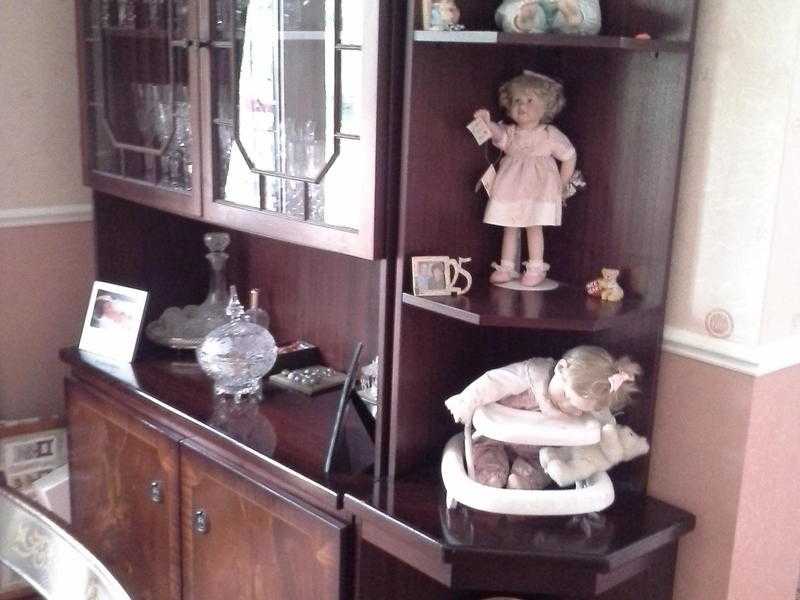 mahogany wall unit