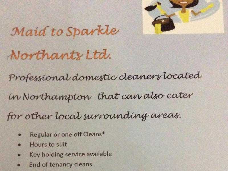 Maid to Sparkle Northants ltd Domestic Cleaning Services