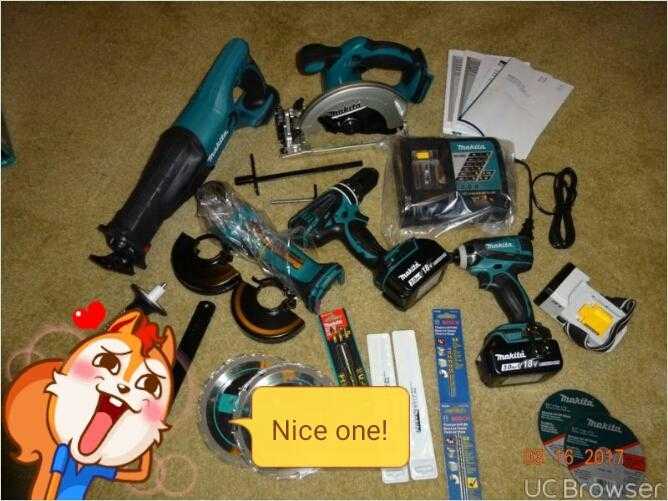 Makita lithium electric drill  with full kits