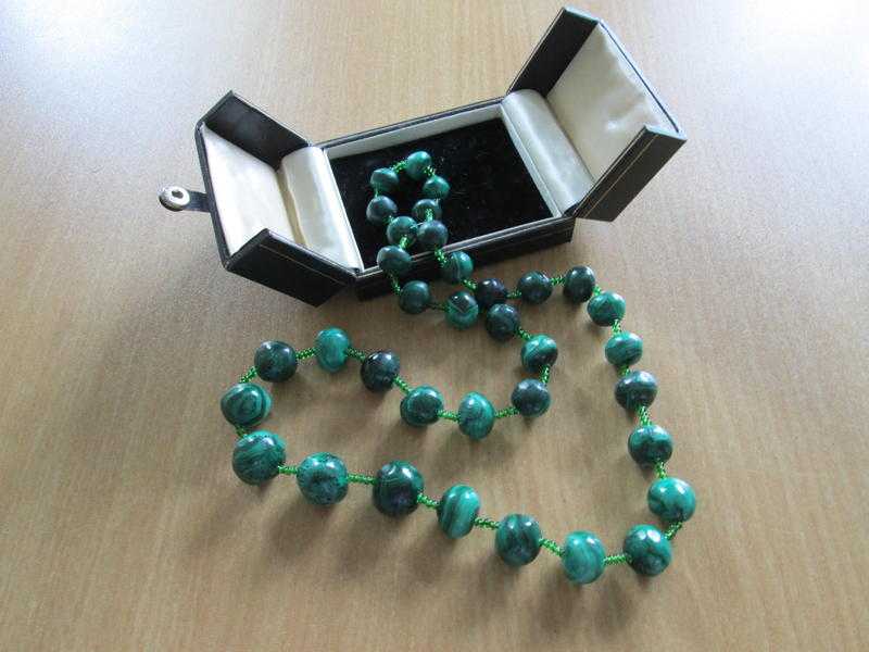 malachite necklace