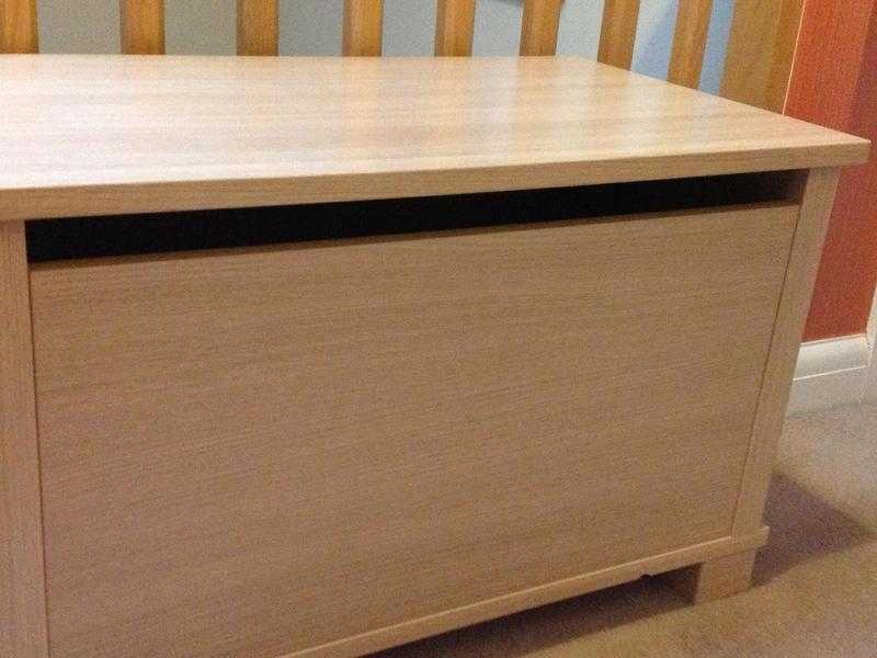 Mamas amp Papas Oak effect TOY CHEST