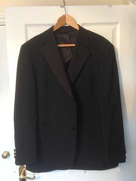 MampS Black Tuxedo Suit